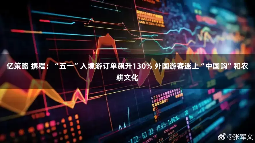 亿策略 携程：“五一”入境游订单飙升130% 外国游客迷上“中国购”和农耕文化