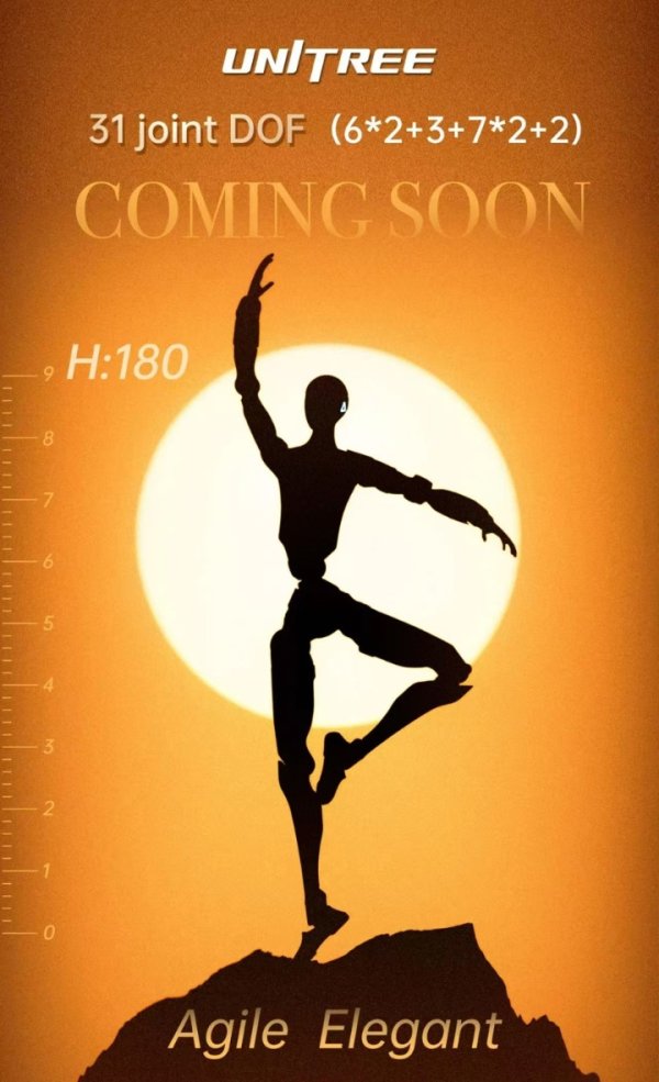 领域国际 31个关节自由度 宇树即将发布“芭蕾舞者”机器人